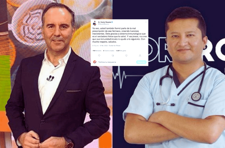 Esteban Arce pelea con doctor por el uso de la ivermectina