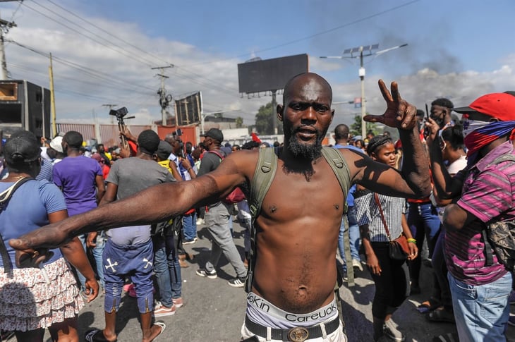 Cientos de haitianos protestan por segundo día seguido para pedir alza de salario mínimo
