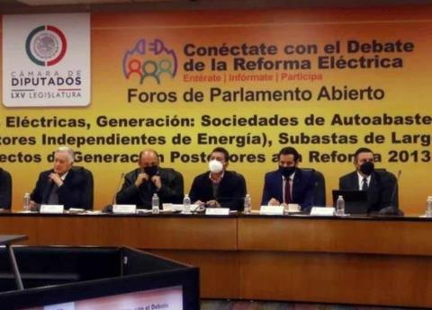 Que grandes empresas vengan a foros de reforma eléctrica: R. Moreira
