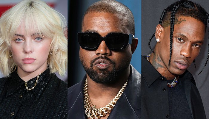 Kanye West amenaza con salirse de Coachella si Billie Eilish no se disculpa con Travis Scott