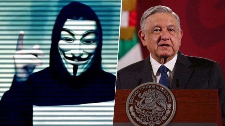 Anonymous lanza mensaje para el Presidente Andrés Manuel López Obrador