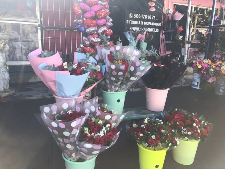 Florerías de Monclova se mantienen abiertas las 24 horas por San Valentín