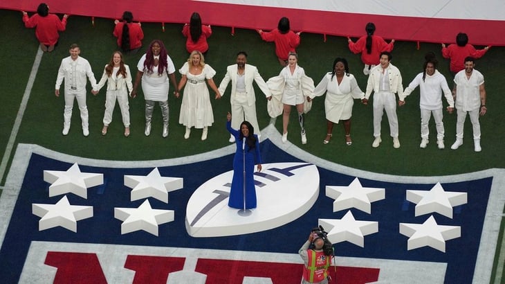 Tiempo del himno nacional se va al over para los apostadores del Super Bowl LVI