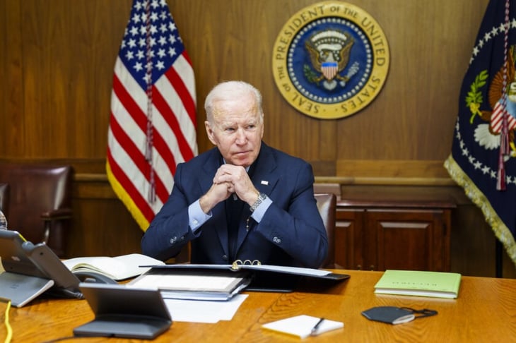 Biden dará hoy un breve discurso para instar a Rusia a una desescalada