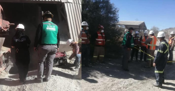 Mueren tres personas tras derrumbe de mina en Santa Ana, Sonora