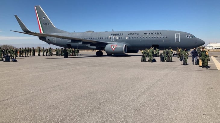 250 soldados “aterrizan” en la región por vista de AMLO a Coahuila