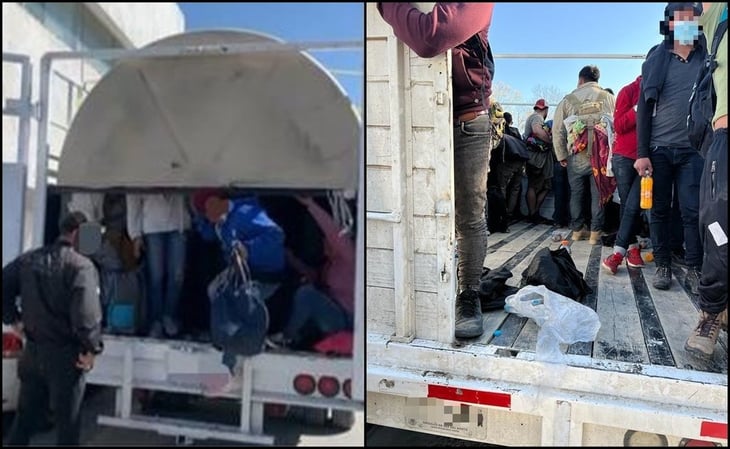 Detienen a seis hombres y rescatan a 143 migrantes en Nuevo León