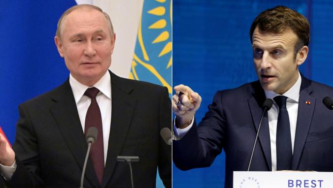 Vladímir Putin y Emmanuel Macron intensifican los contactos para una desescalada en el Donbás