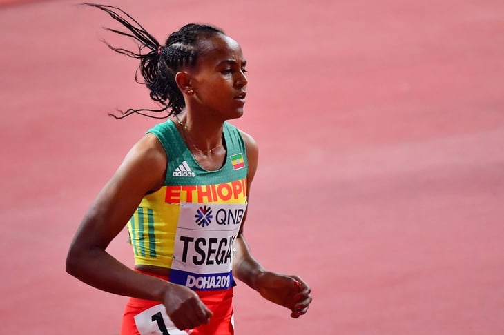 La etíope Tsegay firma la segunda mejor marca todos los tiempos en los 1.500