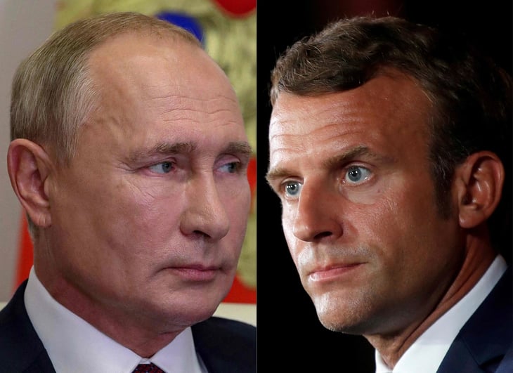 Emmanuel Macron exige en una llamada a Vladímir Putin que cese las operaciones militares