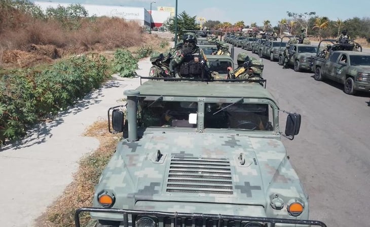 Arriban a Colima 950 militares para frenar violencia entre cárteles