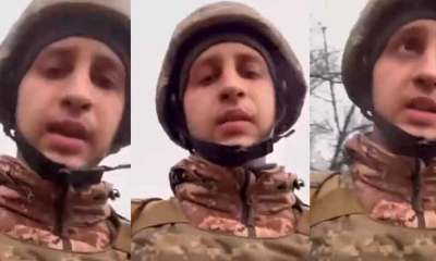 VIDEO: Ucraniano antes de entrar en combate graba un video de despedida a sus padres. “Mamá, Papá, los amo”.