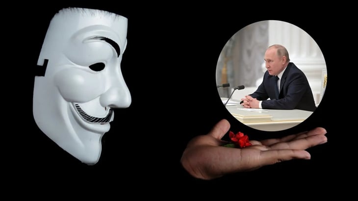 Anonymous declara 'guerra cibernética' contra Rusia por invasión