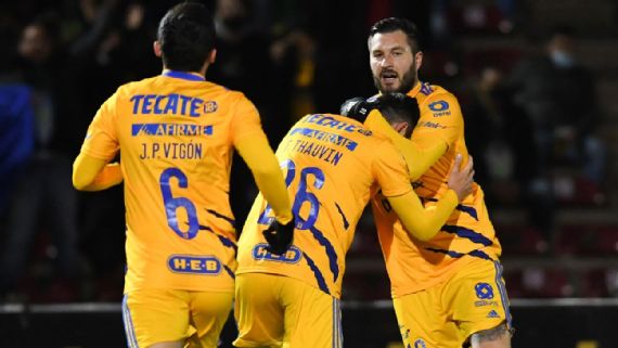 Gignac y Thauvin dieron la victoria a Tigres en Juárez 