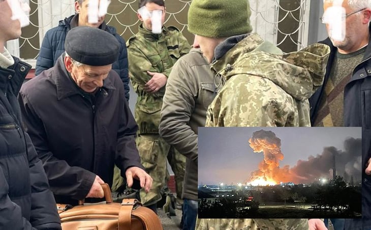 ‘Lo hago por mis nietos’; abuelito ucraniano de 80 años irá a la guerra ante Rusia