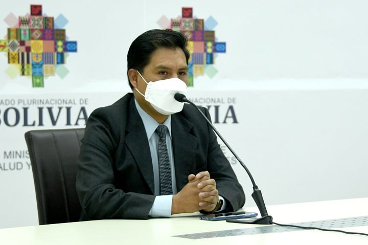 Ministro de Salud dice que Bolivia tiene datos esperanzadores contra la COVID