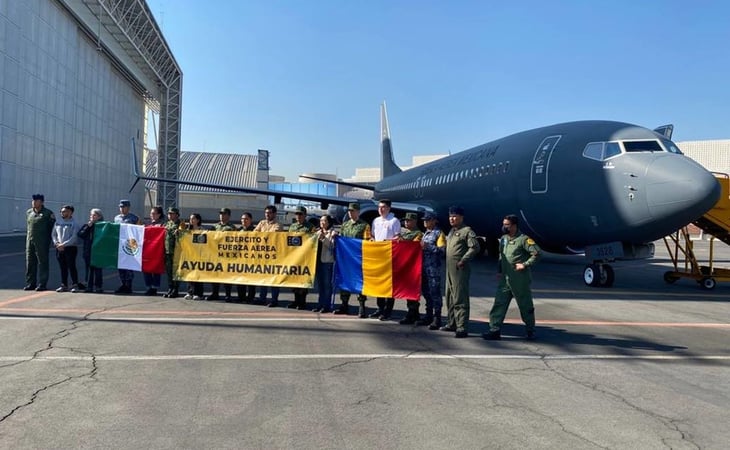 Avión de la Fuerza Aérea parte a Rumania para repatriar a mexicanos evacuados de Ucrania