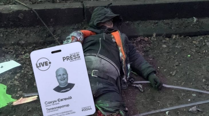 Un cámara del canal Kiev Live murió en el ataque a la torre de TV de Kiev