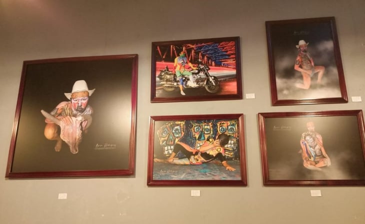 Muestran obra de artistas de Oaxaca plasmada sobre cuerpos humanos