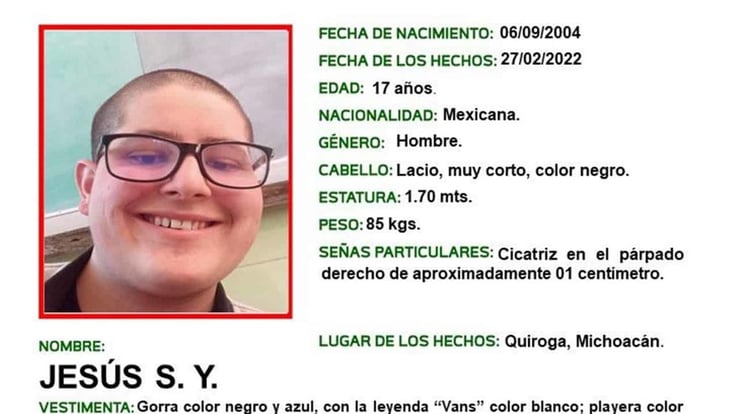 Seminarista tiene cinco días desaparecido en Michoacán