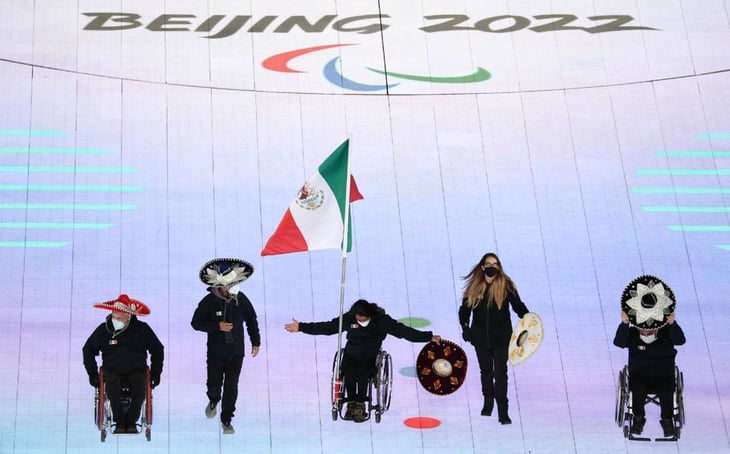¡Orgullo! México desfila en la inauguración de los Juegos Paralímpicos de Beijing 2022
