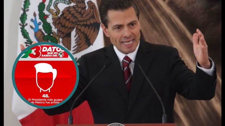 Presume el PRI que tuvo al presidente más guapo de México