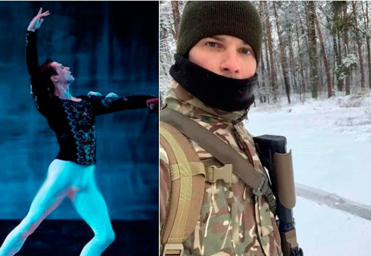 Bailarín de la Ópera Nacional de Ucrania se enrola en el ejército