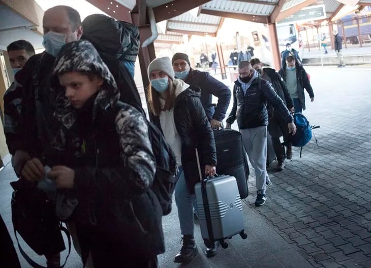 Más de 14,000 ucranianos han llegado a Italia, 3,000 en las últimas 24 horas