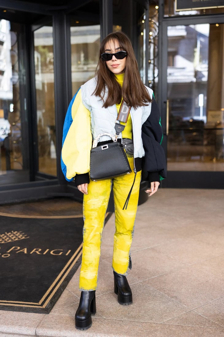 Danna Paola muestra como llevar los pantalones paperbag con estilo