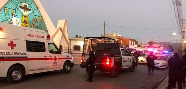 Una balacera afuera de iglesia en Saltillo deja un muerto