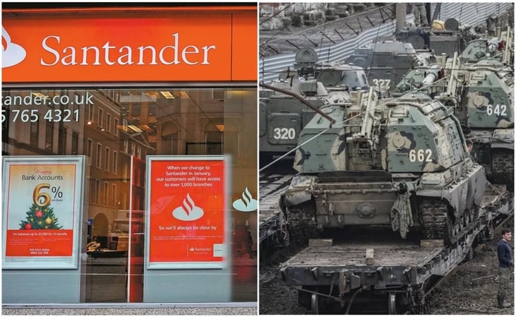 Santander deja de hacer negocio con empresas rusas