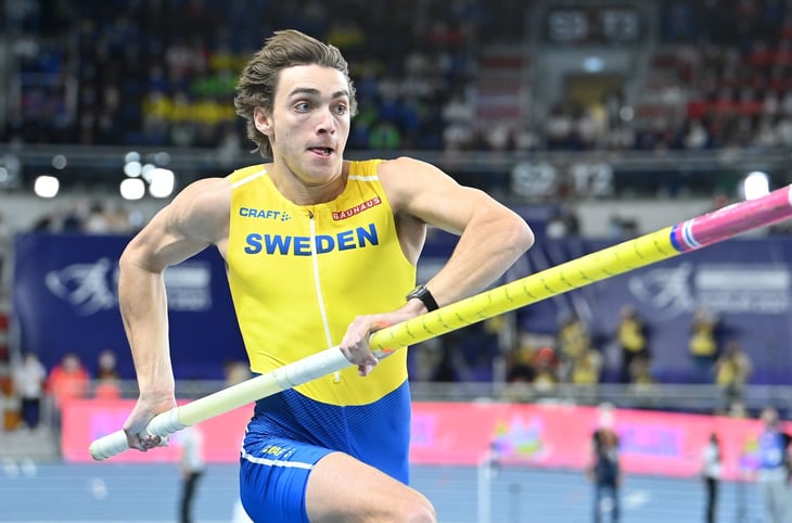 Duplantis bate su propio récord del mundo al saltar 6,19 metros en Belgrado