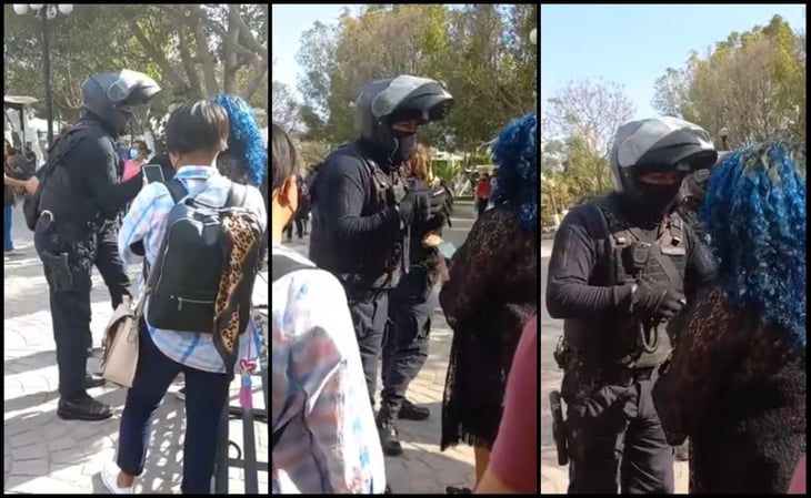 Activista es detenida por colgar tendedero de denuncias en Puebla
