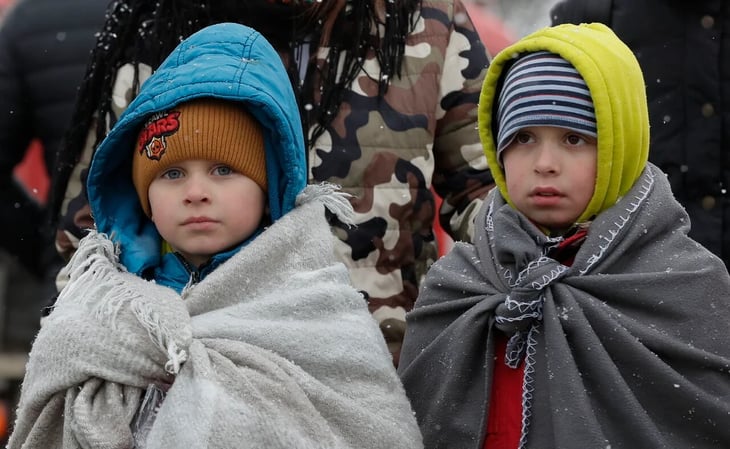 Un millón de niños han dejado Ucrania, muchos sin sus familias'