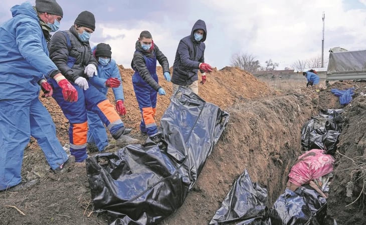 Ucrania llora a sus muertos con “sólo fragmentos”