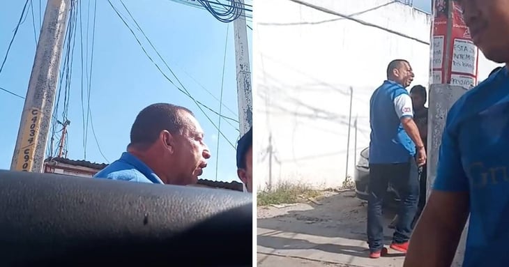 VIDEO: Captaron a papá de Octavio Ocaña amenazando a sujetos con arma de fuego