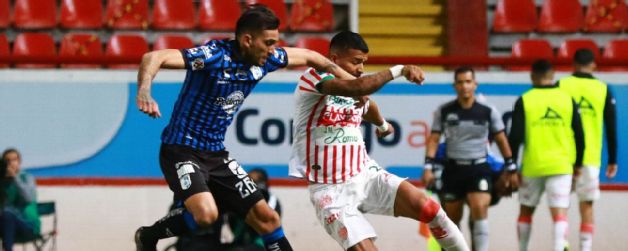Querétaro pierde ante Necaxa, al reanudar la Liga 