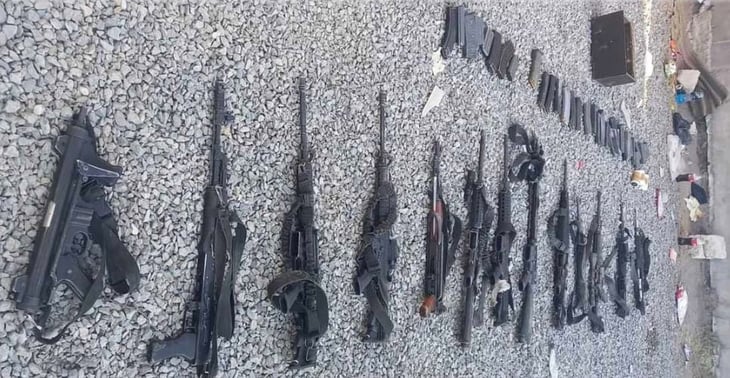 Detienen a nueve hombres con armamento en Puebla