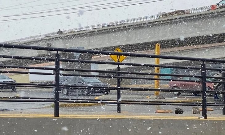 A días de la primavera, se registra nevada en Ciudad Juárez
