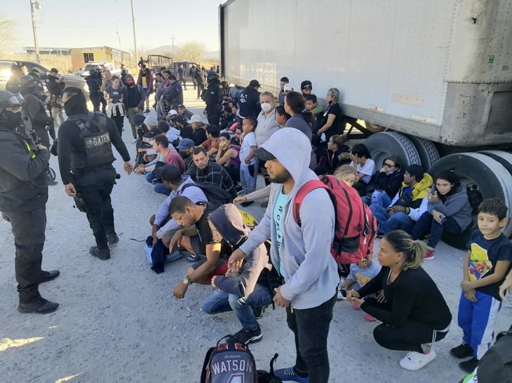 El INM detecta en Coahuila 204 migrantes hacinados