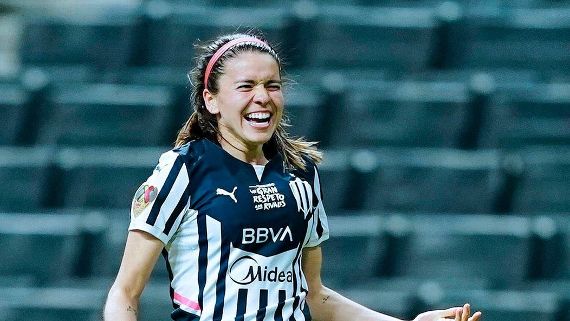 Rayadas se confirma como líder de la Liga MX Femenil con contundente goleada a Necaxa