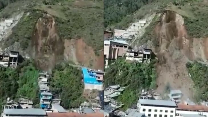 Al menos 15 atrapados y seis desaparecidos tras deslizamiento de tierra en Perú