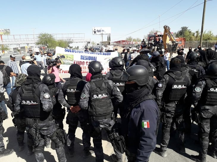 Manifestación en Torreón termina con agresión policiaca