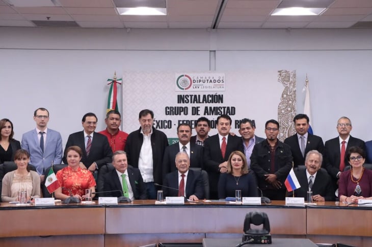 Legisladores crean grupo de amistad México-Rusia
