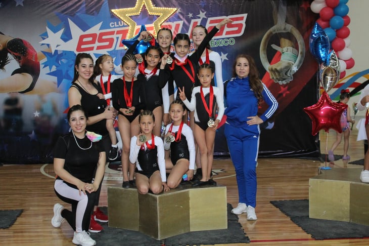 Gimnastas locales triunfan en Monterrey se trajeron un total de 56 medallas