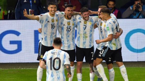 Argentina goleó sin problemas a Venezuela 3-0