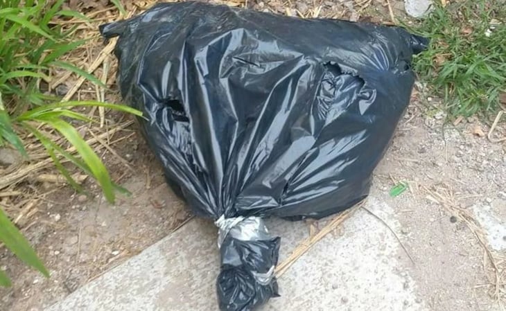 Hombre abandona bolsas con residuos biológicos 