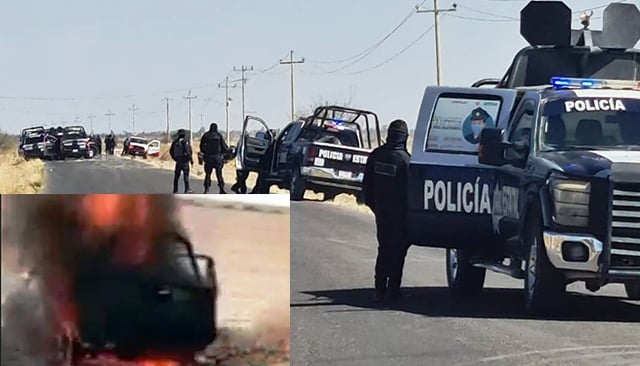 En zacatecas matan y calcinan a policía estatal; suman 16  muertos en este año