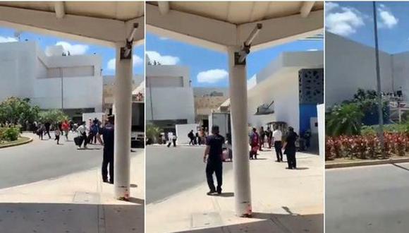 VIDEO: Reportan tiroteo en el aeropuerto de Cancún