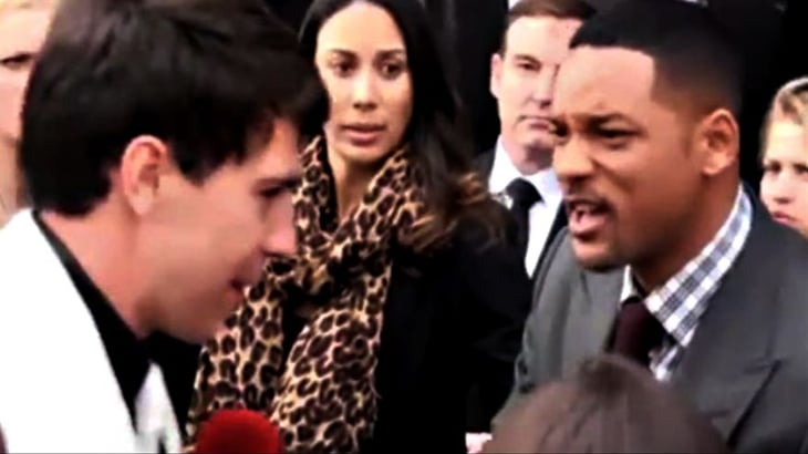 Will Smith abofetea a periodista ucraniano que intenta besarlo